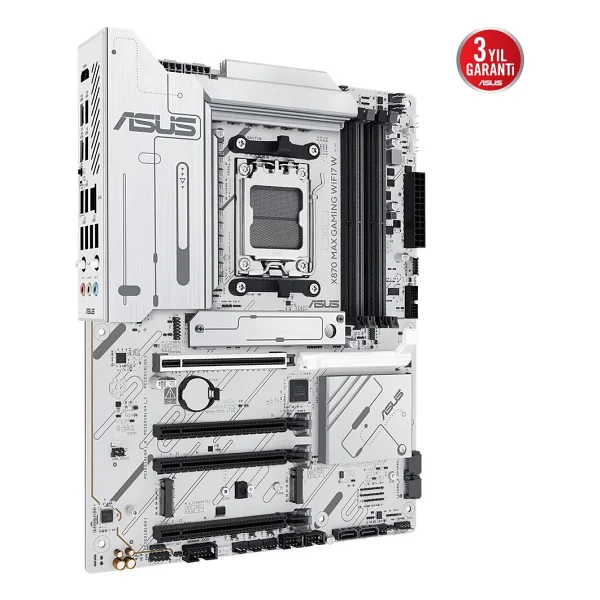 Asus X870 Max Gaming Wıfı7 W AMD Am5 DDR5 Atx Anakart - Görsel 9