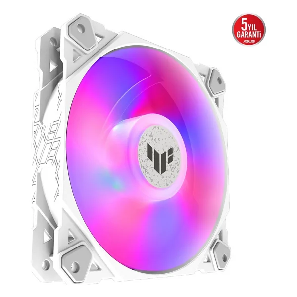 Asus Tuf Gaming Tf120 Beyaz Argb 12 Cm Kasa Fanı - Görsel 7