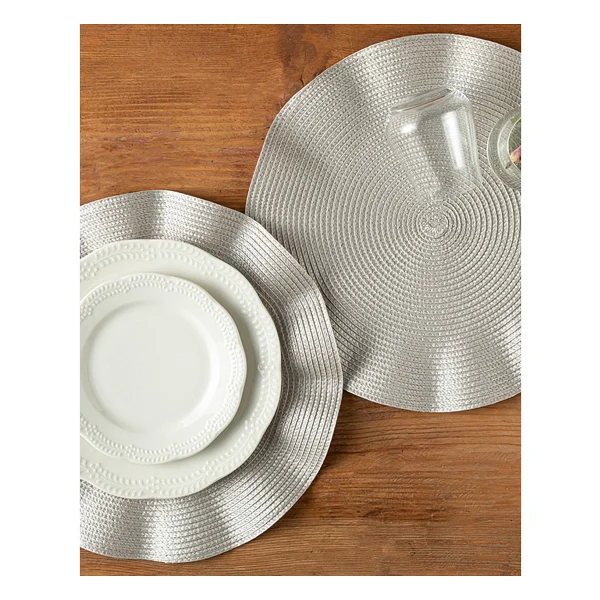 English Home Valao Polipropilen 2'li Amerıkan Servıs 38 Cm Bej - 38 X 38 Cm - Görsel 3