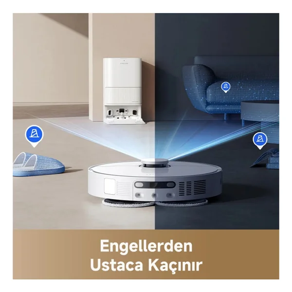 Dreame D20 Ultra Çöp İstasyonlu Akıllı Robot Süpürge - Görsel 6