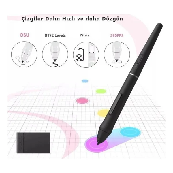 Veikk Vk430 Grafik Tablet - Görsel 9