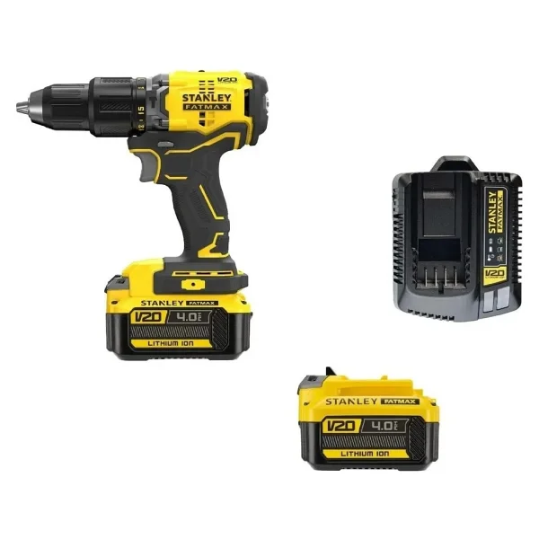 Stanley SBD715B 18V Kömürsüz Darbeli Matkap 2x4 Ah Güç ve Darbe Özellikleri ile Yüksek Performans - Görsel 2