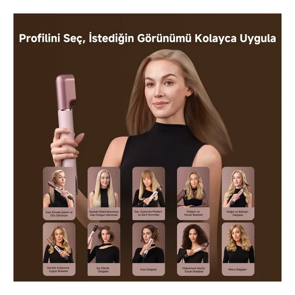 Dreame Airstyle Pro Hı 8in1 Saç Şekillendirme Seti - Görsel 2