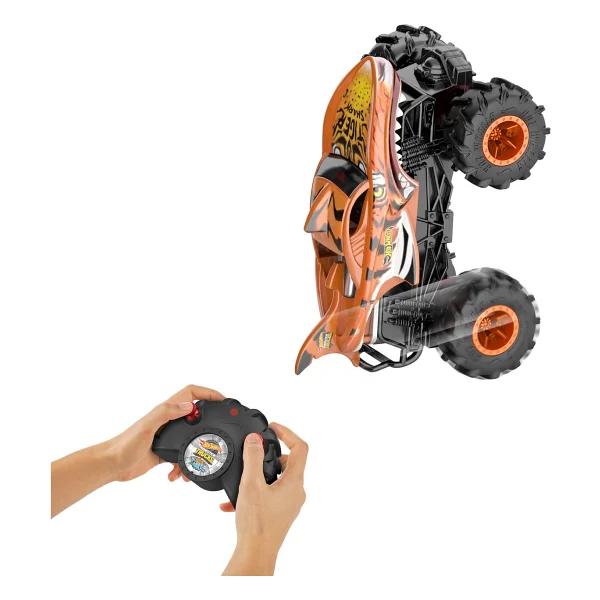 Hot Wheels Monster Trucks 1:24 Tiger Shark Uzaktan Kumandalı Araç Hnv03 - Görsel 5