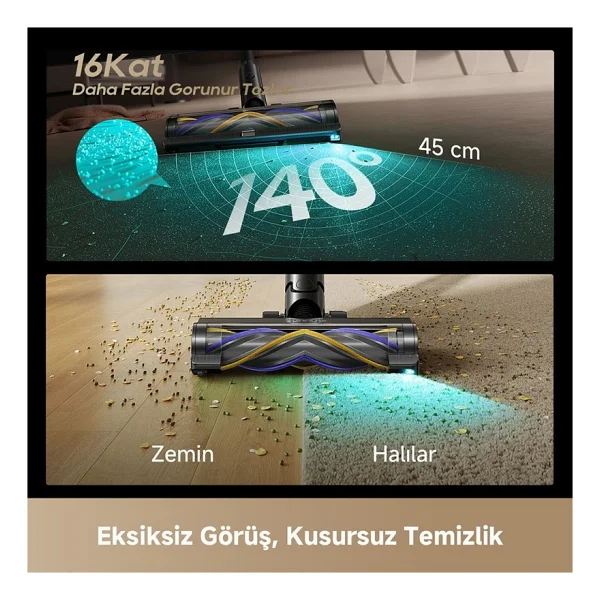 Dreame Z30 Slim Şarjlı Dikey Süpürge - Görsel 3