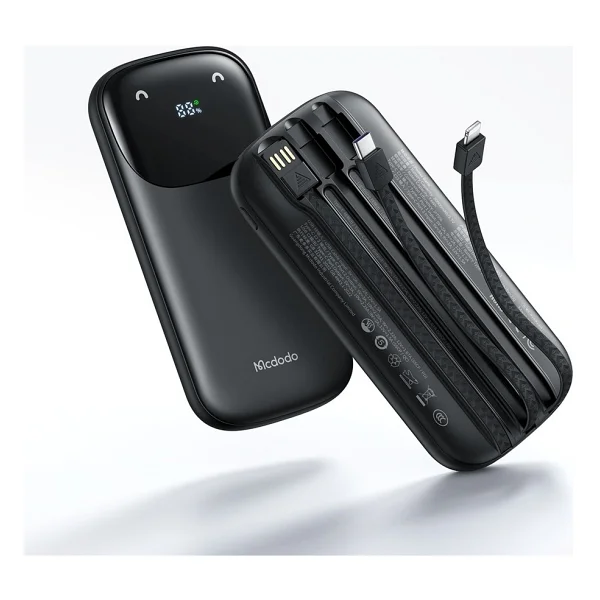 Mcdodo MC-8520 10000 mAh Hızlı Şarj Kablolu Powerbank