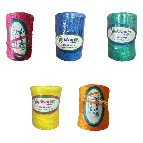 Favori İp 5000 Denye -0.8 Mm- Ambalaj Ve Paket İpi Naylon Burgulu Örgü Çamaşır İpi - Sarı - 3 Adet - Görsel 3