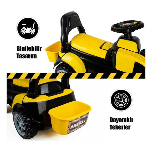 Birlik Oyuncak Bin Git Pedalsız Kepçe Urt030-001 - Görsel 7