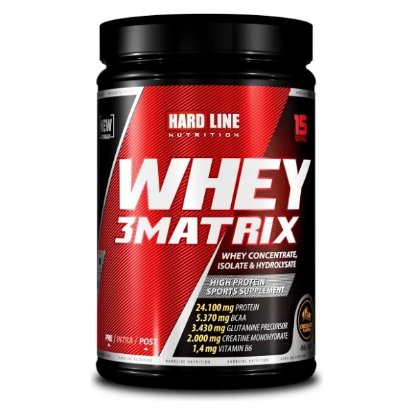 Hardline Nutrition 3 Matrix 454 Gr Çilek Aromalı Whey Protein Tozu - Görsel 4