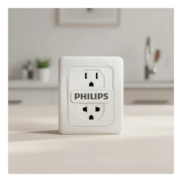 Philips 8 Soket Akım Korumalı Priz 900 Joules 2 M Örgülü Kablo Anahtarsız Renkli - Görsel 5