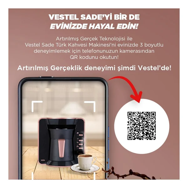 Vestel Sade 910 Türk Kahve Makinesi - Görsel 3