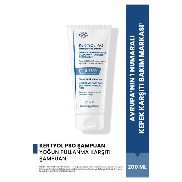 Ducray Kertyol Pso 200 Ml Kepek Şampuanı - Görsel 8