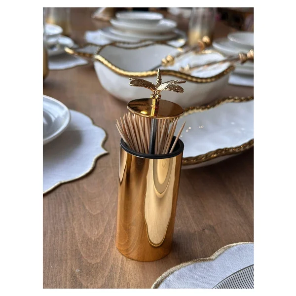 Mikasa Moor Gold Kürdanlık 5 X 12cm P350.824275 - Altın - Görsel 4
