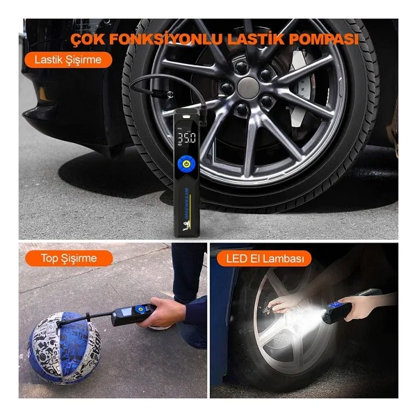 Michelin Mc34648 150 Psı Dijital Basınç Göstergeli Araç Kompresörü - Görsel 9