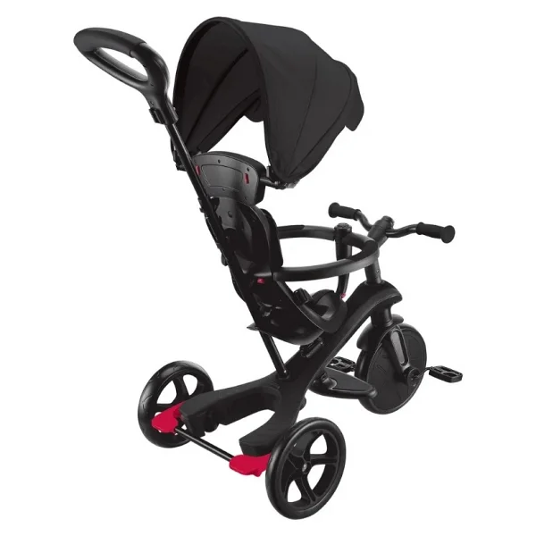 Globber Explorer Trike 4 İn 1 Siyah Bebek Bisikleti - Görsel 4