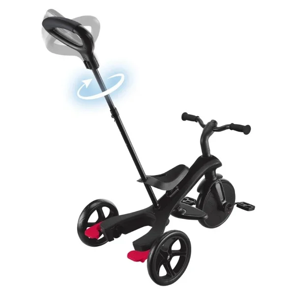 Globber Explorer Trike 4 İn 1 Siyah Bebek Bisikleti - Görsel 6
