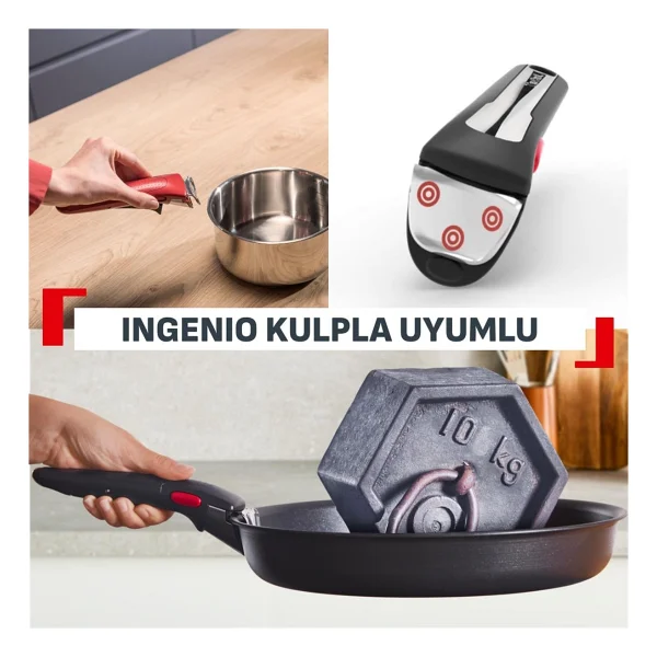 Tefal Ingenio Expertise 12 Parça 5x Büyük Tava Tencere Seti - Görsel 8