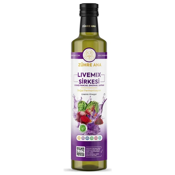 Zühre Ana Livemix Sirkesi 500 Ml - Görsel 2