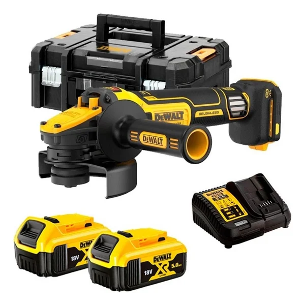 Dewalt Dcg409vsp2t 18v 5.0 Ah Çift Akülü Devir Ayarlı Avuç Taşlama - Görsel 3