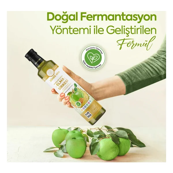 Zühre Ana Sandaloz Sakızlı Elma Sirkesi 500 Ml - Görsel 5