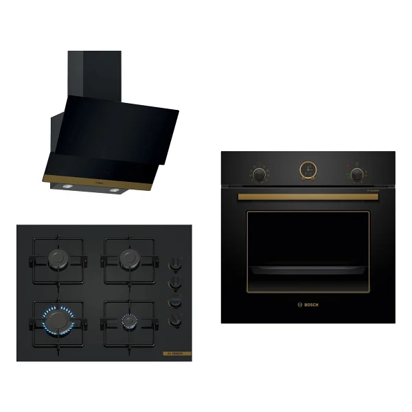 Bosch Siyah Neo Klasik 3 Lü Ankastre Set ( Hbjn10yb2r - Pop6c7o12o - Dwk65aj91r ) - Görsel 7