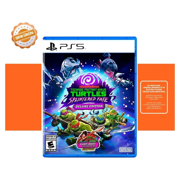 PS5 Teenage Mutant Ninja Turtles Splintered Fate Oyun - Görsel 3