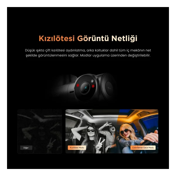 Ddpai Z90 Master 3 Kameralı Araç Kamerası Seti - Görsel 4