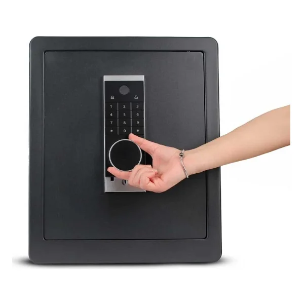 Hegi Hegı Elektronik Şifreli Çelik Para Kasası 45x38x32 Cm - Görsel 6