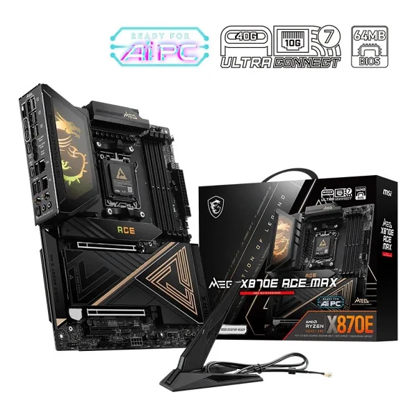 MSI MEG X870E Ace Max Wi-Fi AMD AM5 DDR5 ATX Anakart - Görsel 6