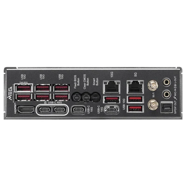 MSI MEG X870E Ace Max Wi-Fi AMD AM5 DDR5 ATX Anakart - Görsel 5
