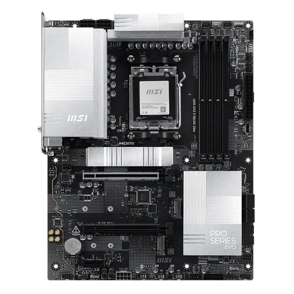 Msı Pro X870e-S Evo Wi-Fi AMD Am5 DDR5 Atx Anakart - Görsel 2