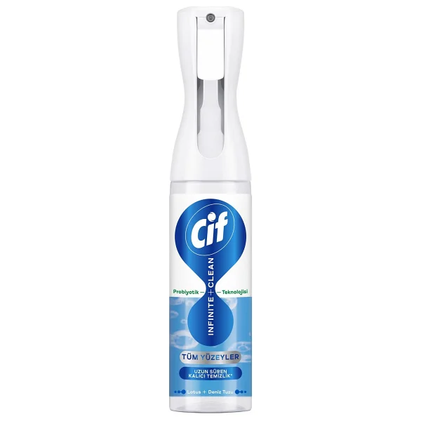 Cif Infinite Clean Probiyotikli Lotus Ve Deniz Tuzu Yüzey Temizleyici 280 Ml - Görsel 3