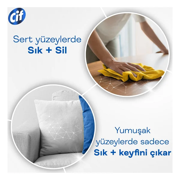 Cif Infinite Clean Probiyotikli Lotus Ve Deniz Tuzu Yüzey Temizleyici 280 Ml - Görsel 7