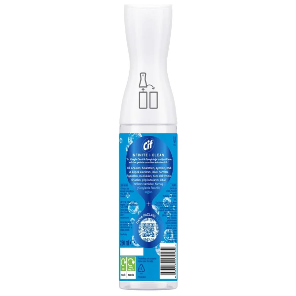 Cif Infinite Clean Probiyotikli Lotus Ve Deniz Tuzu Yüzey Temizleyici 280 Ml - Görsel 10