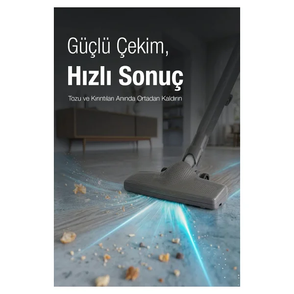 Fantom Speedy Pro Du 2100 Dikey Elektrikli Süpürge - Görsel 4