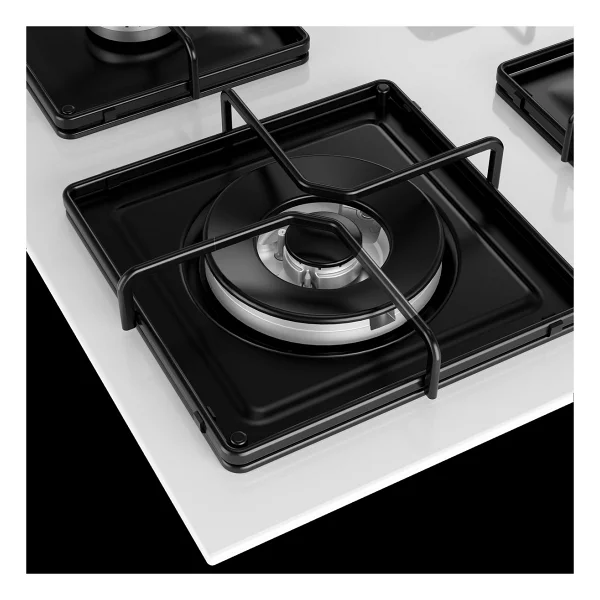 Beko Bocd K 6510 Ewb Wok Gözlü Beyaz Cam Ankastre Ocak - Görsel 8