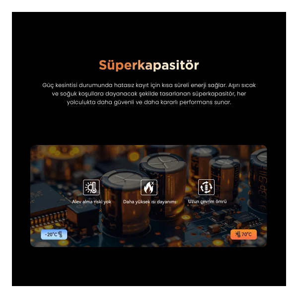 Ddpaı Z90 Dual Araç Kamerası - 4g Bağlantı - Yüksek Hızlı Aktarım - 7/24 Park - Görsel 5