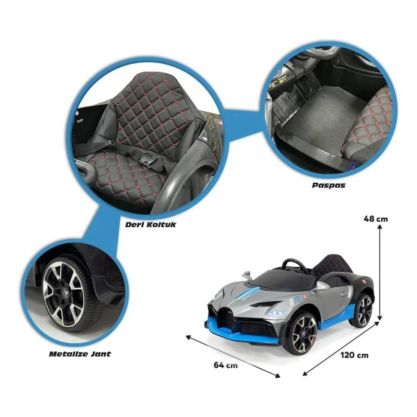 Akar Oyuncak Style Gt 4x2 Kırmızı 12 V Uzaktan Kumandalı Akülü Araba - Görsel 5