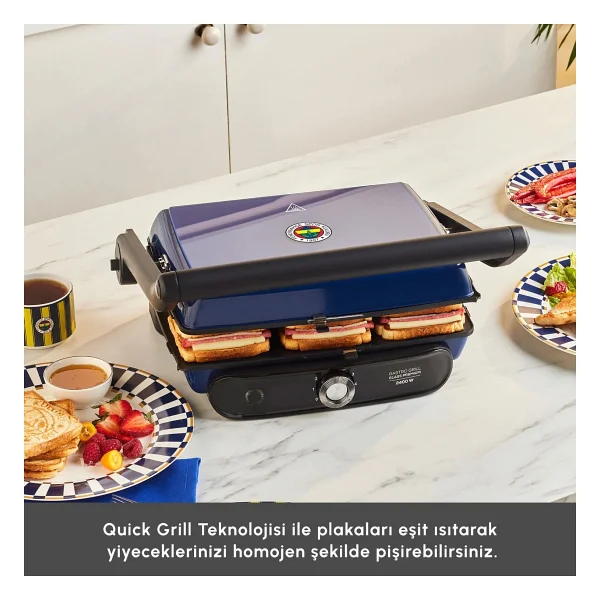 Karaca Lisanslı Taraftar Logo Plakalı 2400 W Tost Makinesi - Görsel 6