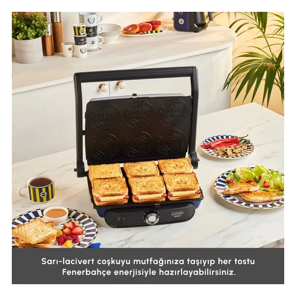Karaca Lisanslı Taraftar Logo Plakalı 2400 W Tost Makinesi - Görsel 8