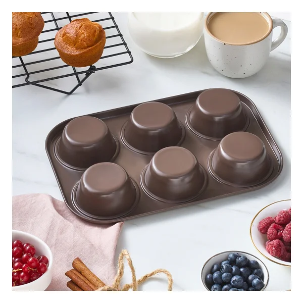 Karaca Mocca 27 Cm 6'lı Muffin Kalıbı - Görsel 4