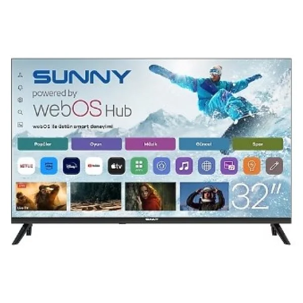 Sunny Sn32hmln HD 32" 82 Ekran Uydu Alıcılı Webos Smart LED TV - Görsel 5