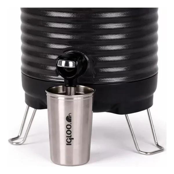 Igloo Family Siyah 5 Lt Çelik Termos - Görsel 10