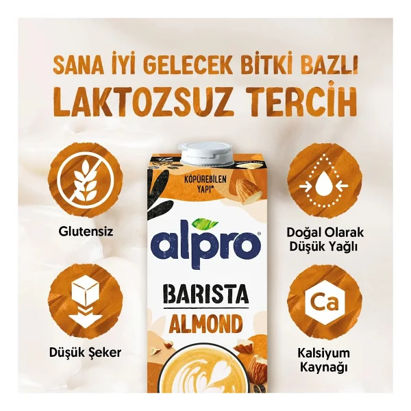 Alpro Barista Süt 1 Lt - Görsel 2