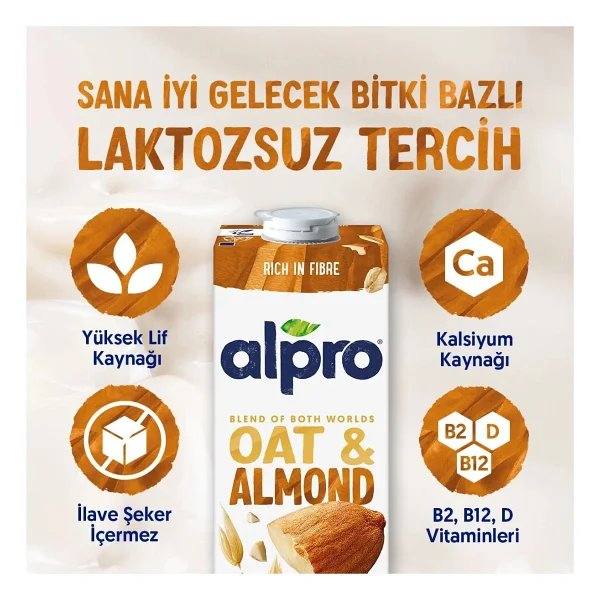 Alpro Yulaf Sütü 1 Lt - Görsel 2