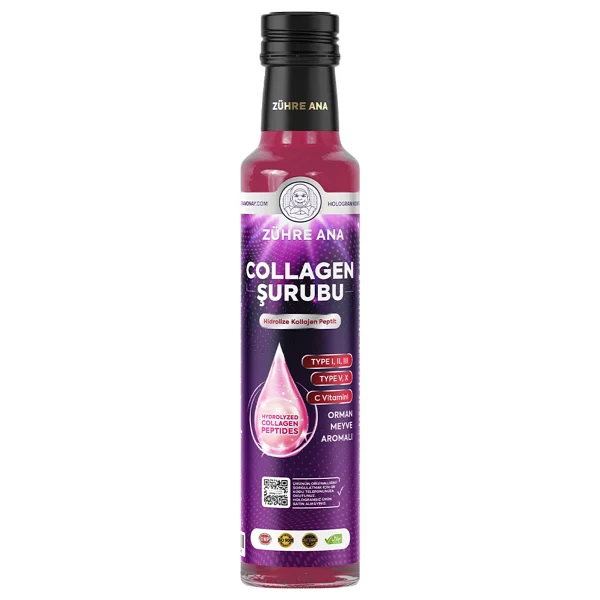 Zühre Ana 5 Tip Hidrolize Peptit İçeren Kolajen Şurubu 250 Ml - Görsel 7