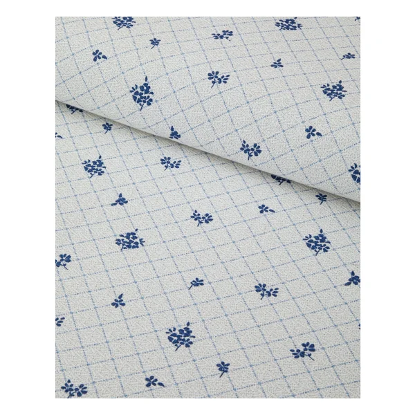 English Home Heritage Blue Baskılı Pamuklu Çift Kişilik Pike 200x220 Cm Mavi - Görsel 3