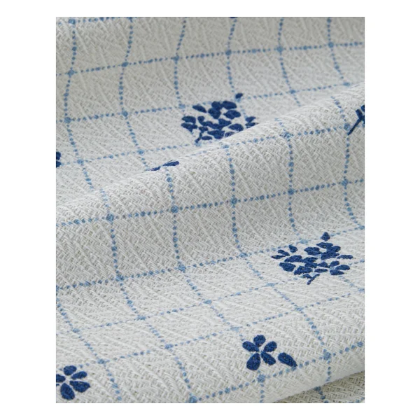 English Home Heritage Blue Baskılı Pamuklu Çift Kişilik Pike 200x220 Cm Mavi - Görsel 4