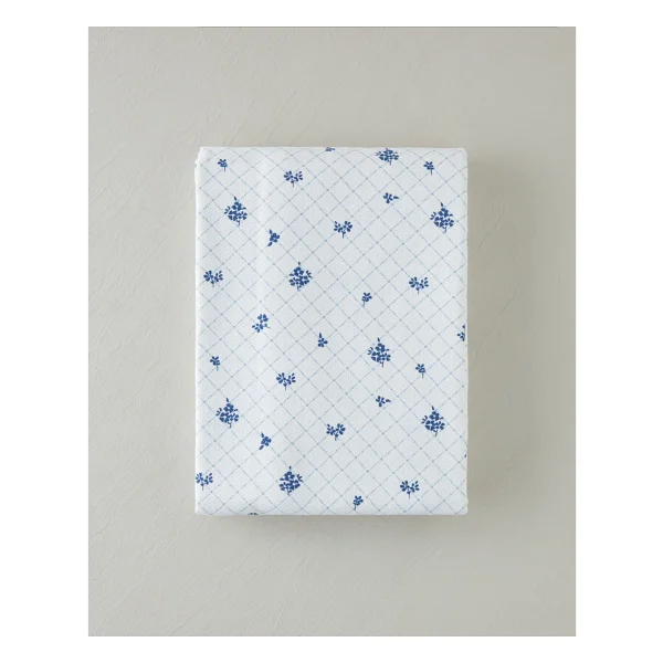 English Home Heritage Blue Baskılı Pamuklu Çift Kişilik Pike 200x220 Cm Mavi - Görsel 5