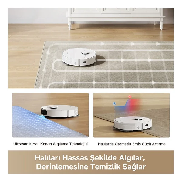 Dreame L40 Plus Çöp İstasyonlu Akıllı Robot Süpürge - Görsel 4